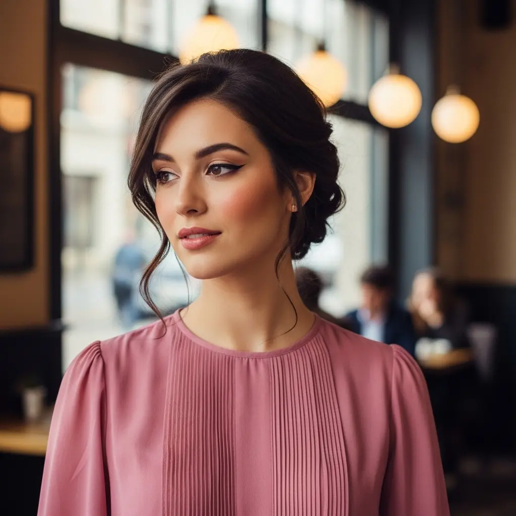 #13 Quick Twist and Pin Style for Busy Mornings