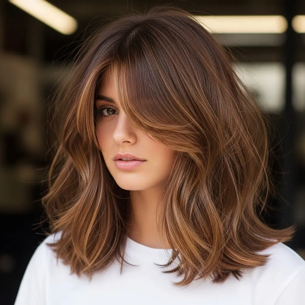 #13 Thick Side Bang Style