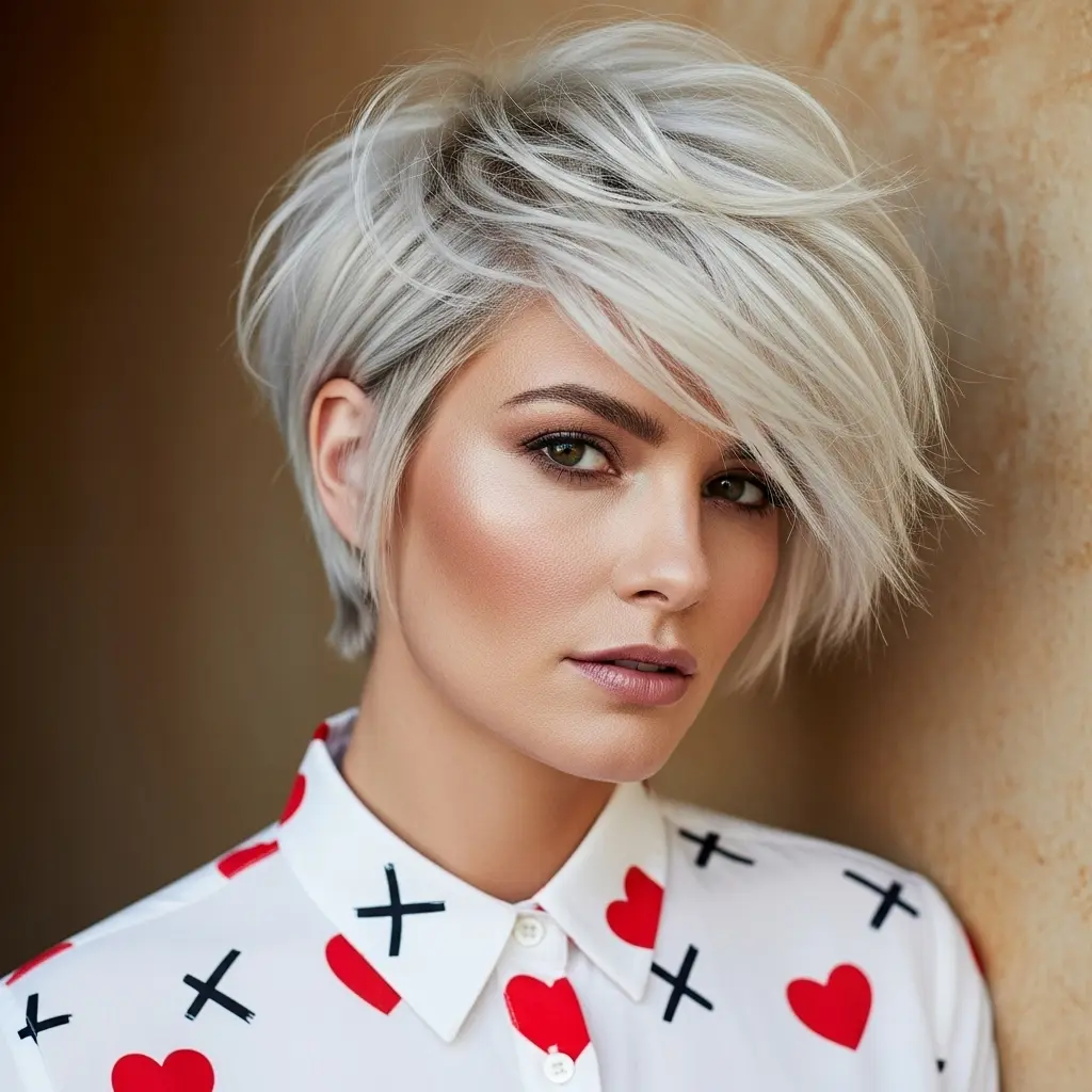 #16 Textured Pixie Cut with Feathering
