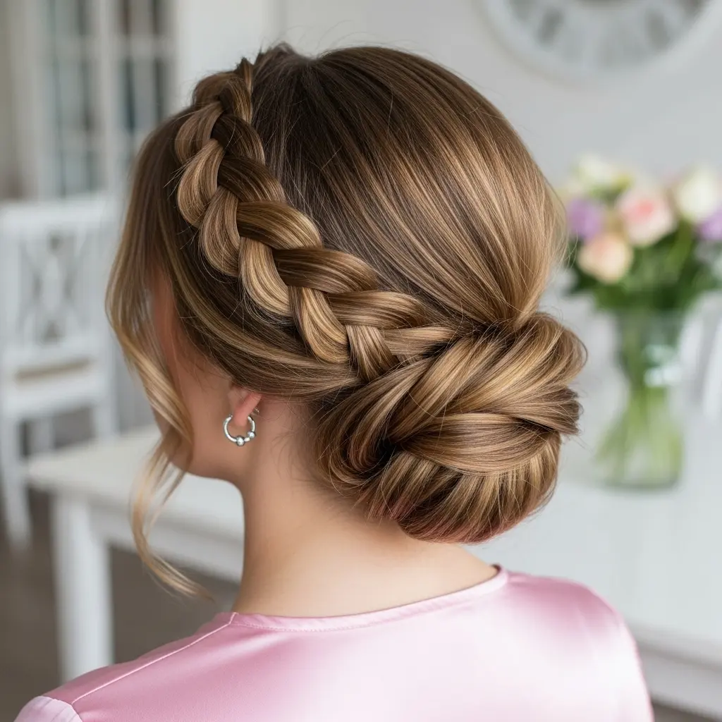 #17 Youthful Braided Updo