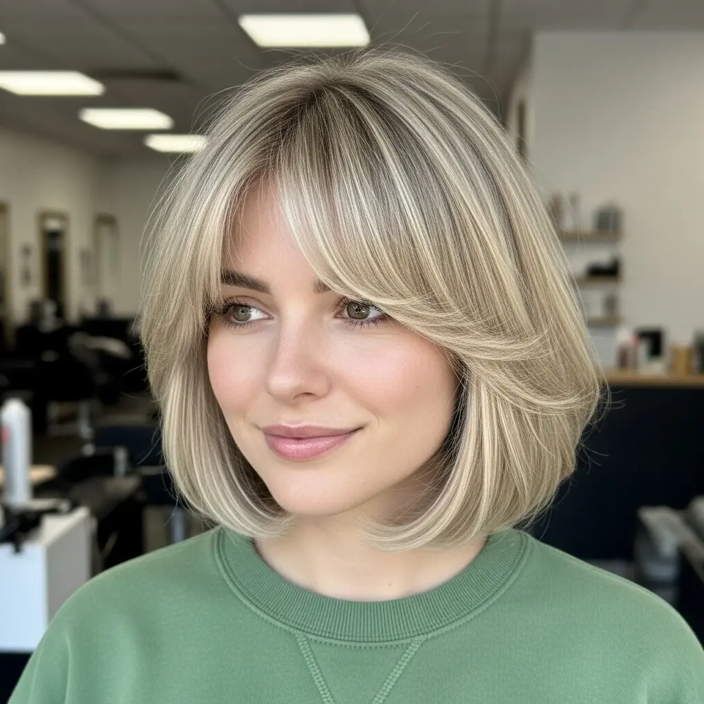 #3 Thin Bob Cut with Wispy Bangs