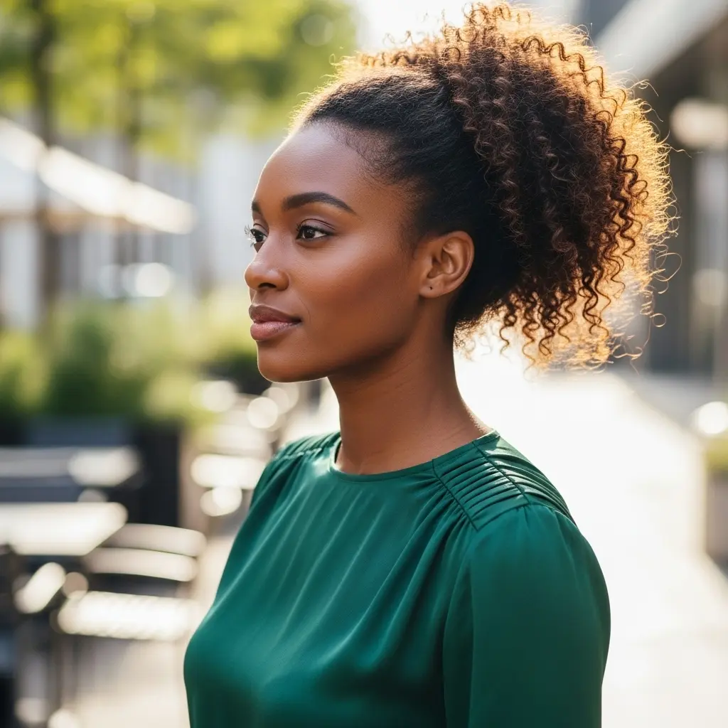 #6 Mid Height Ponytail with Volume for All Day Wear