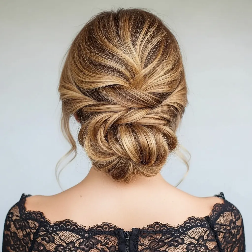 #6 Perfect Braided Chignon for Prom