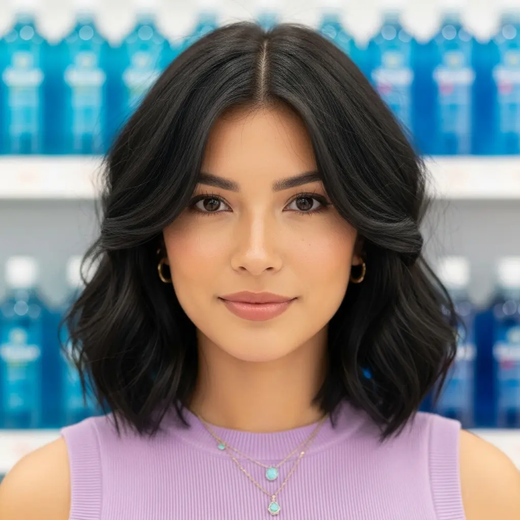 #7 Shoulder-Length Hair with Face Frame