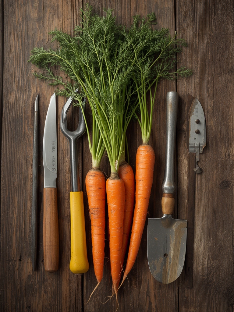 Carrot growing supplies