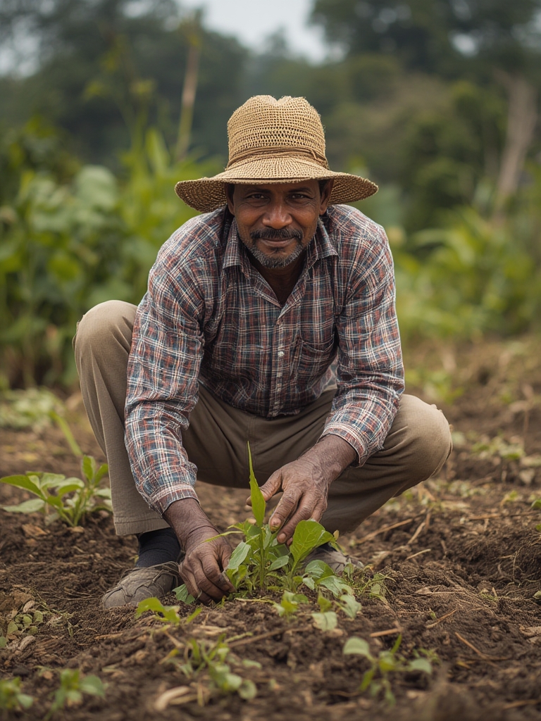 Cowpea Plants Growing