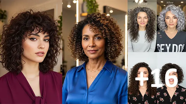 16 Fresh Medium-Length Curly Hair Cuts Trending This Season