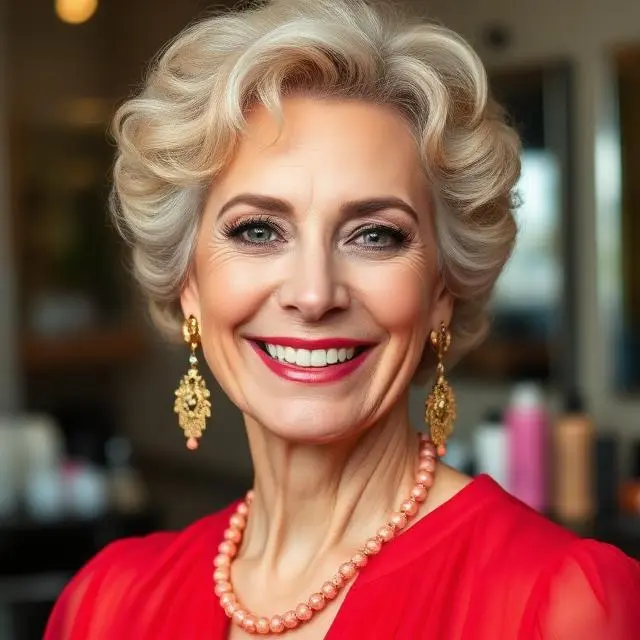 #11 Short Curly Style with Bangs