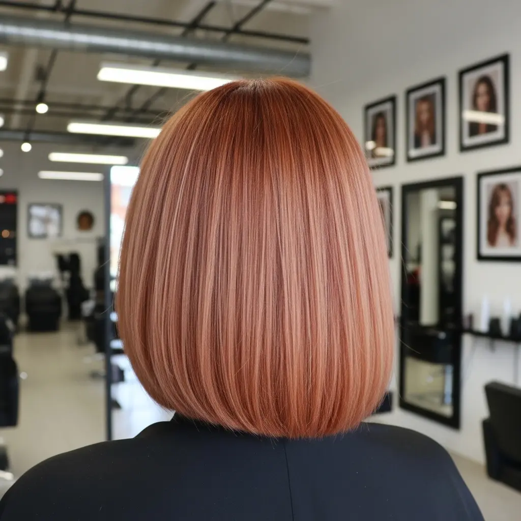 #11 Copper Peach Hair with Shadow Root