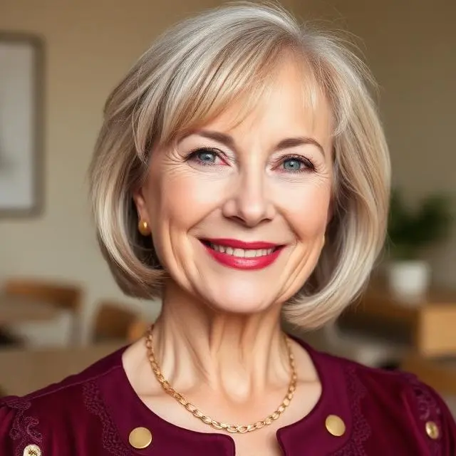 #12 Chin-Length Charm with Bangs