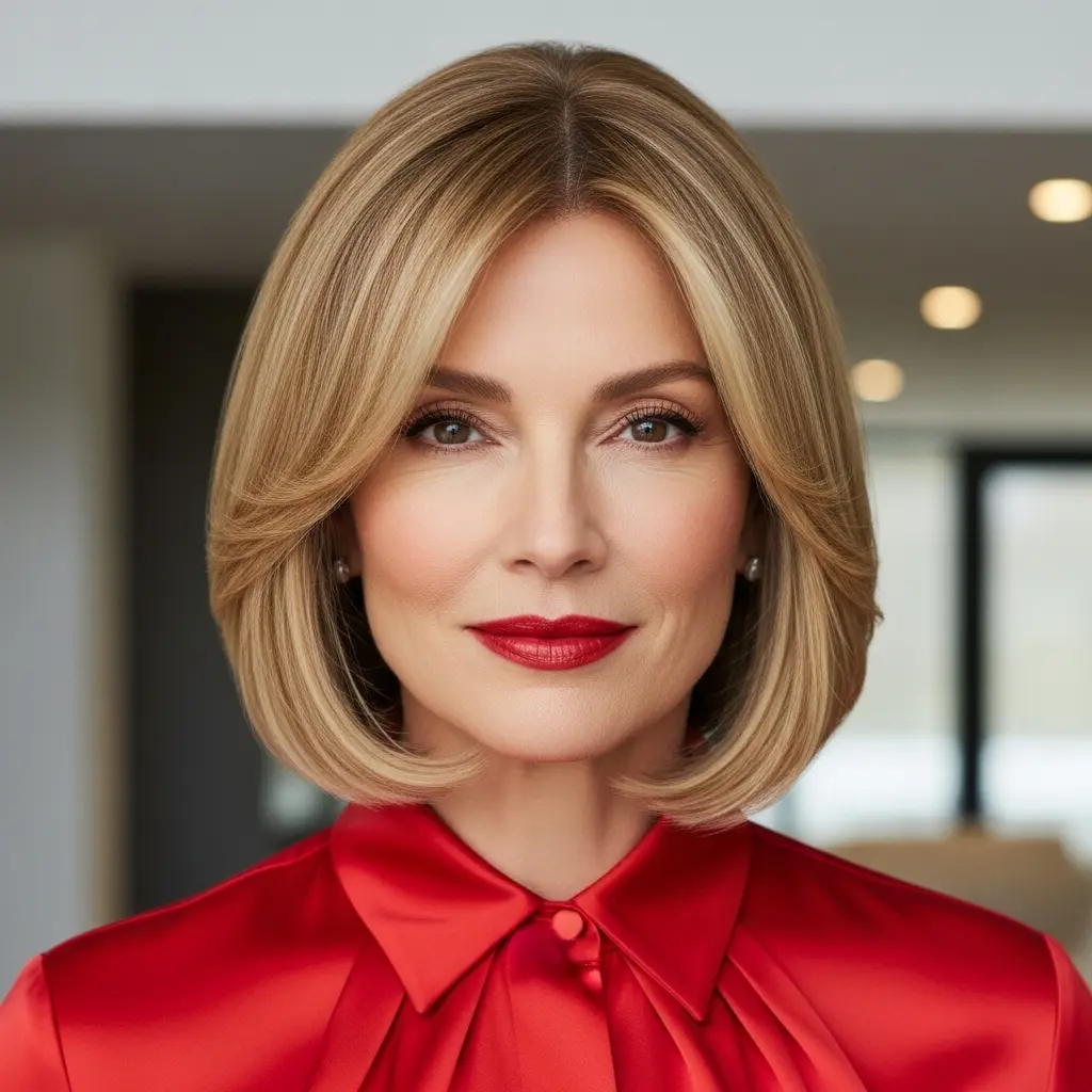 #14 Medium Bob with Trendsetting Bangs