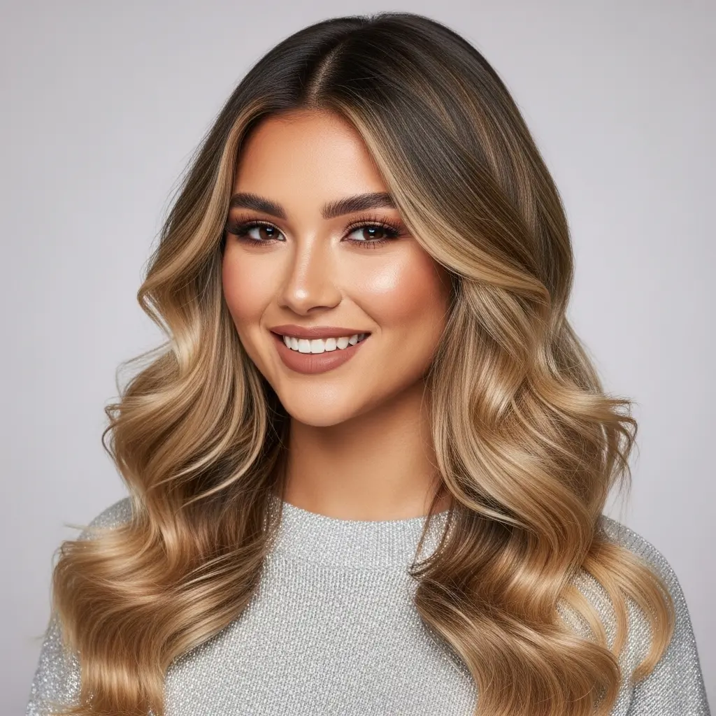 #19 Dark Blonde Long Hair with Curled Ends