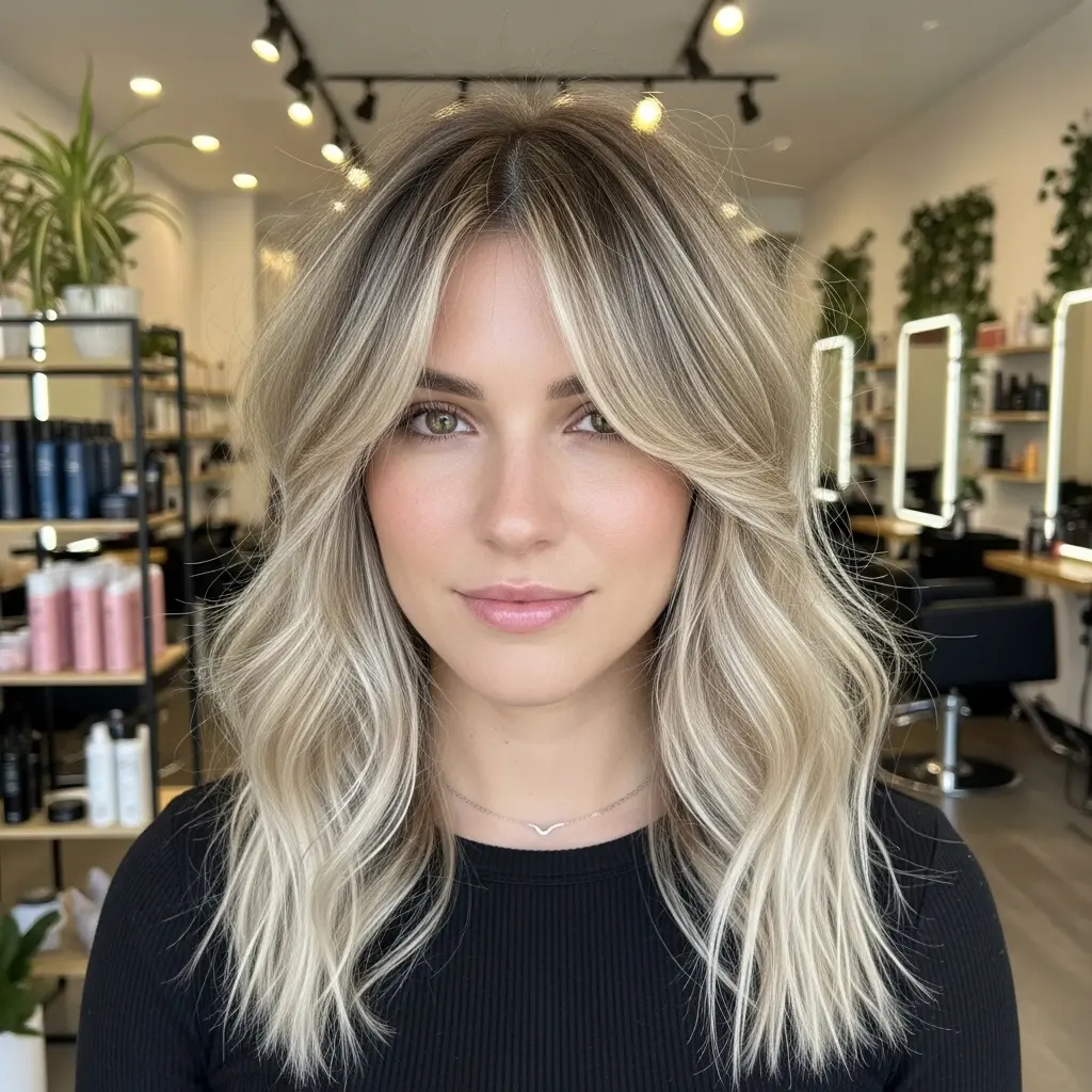 #6 Long Layers on Blonde Hair