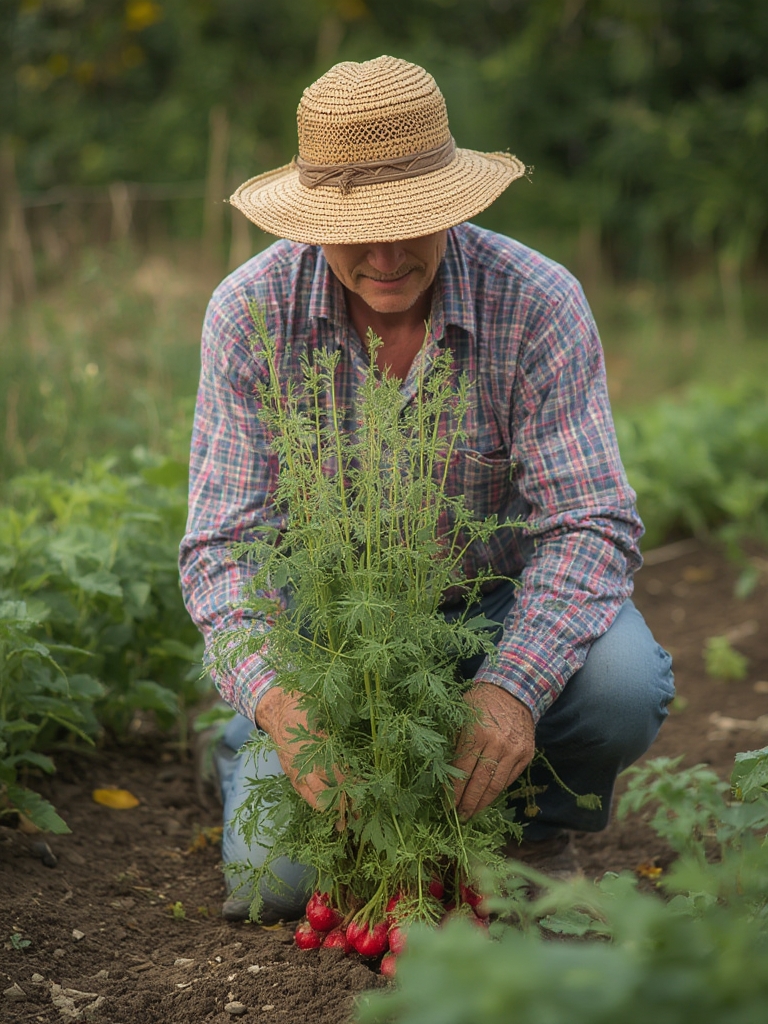 Growing Amaranth in Garden