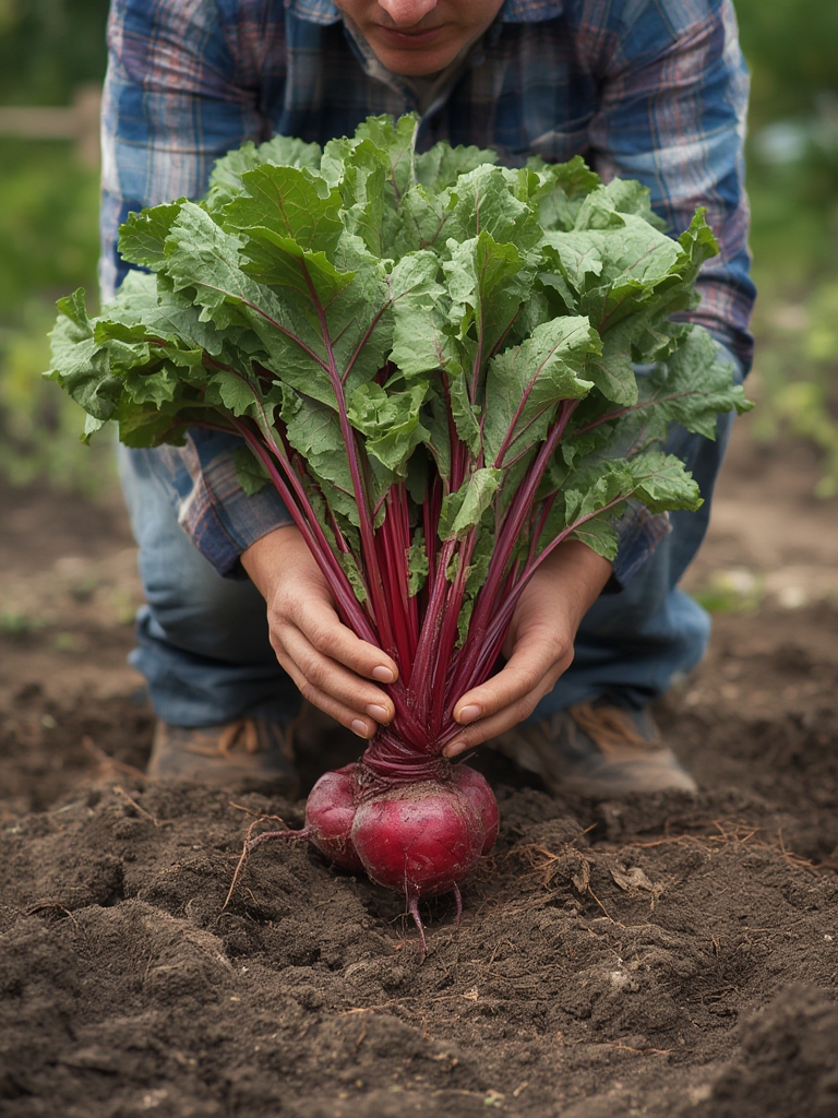 Beetroot growing stages