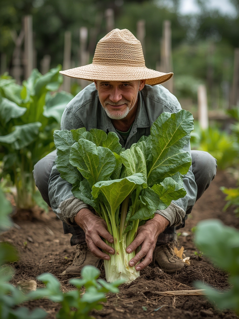 Growing Bok Choy Process