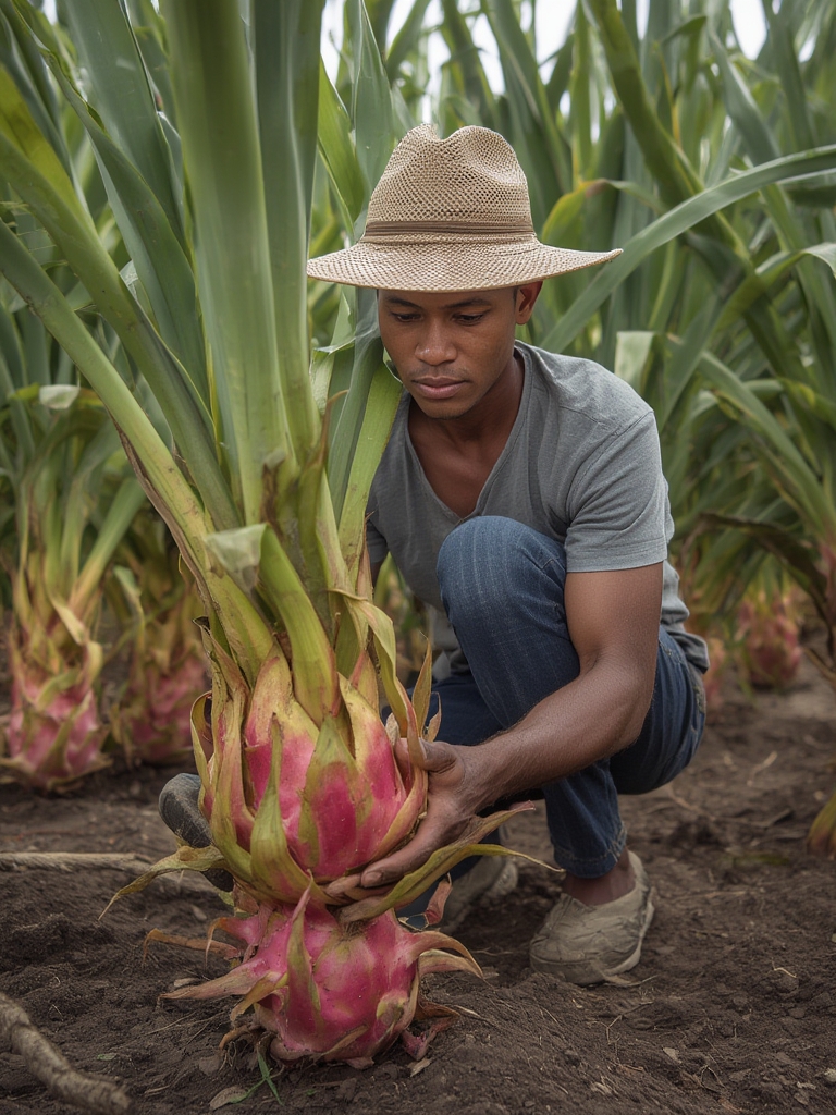 Dragon Fruit Pitaya Growing