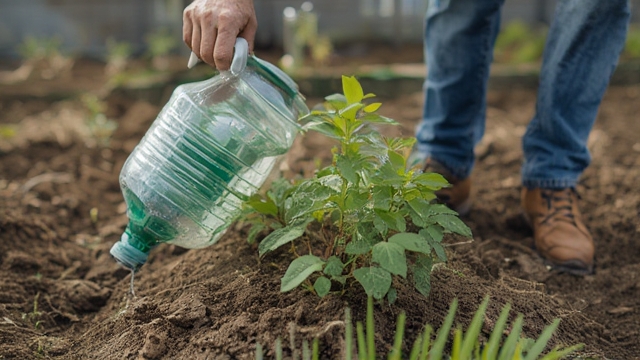 Plastic Bottle Plant Waterer